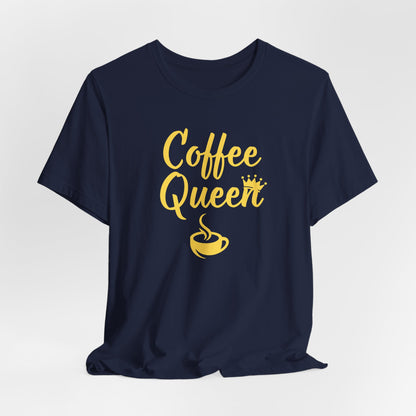 Coffee Queen - Yellow - Unisex Softstyle T-Shirt