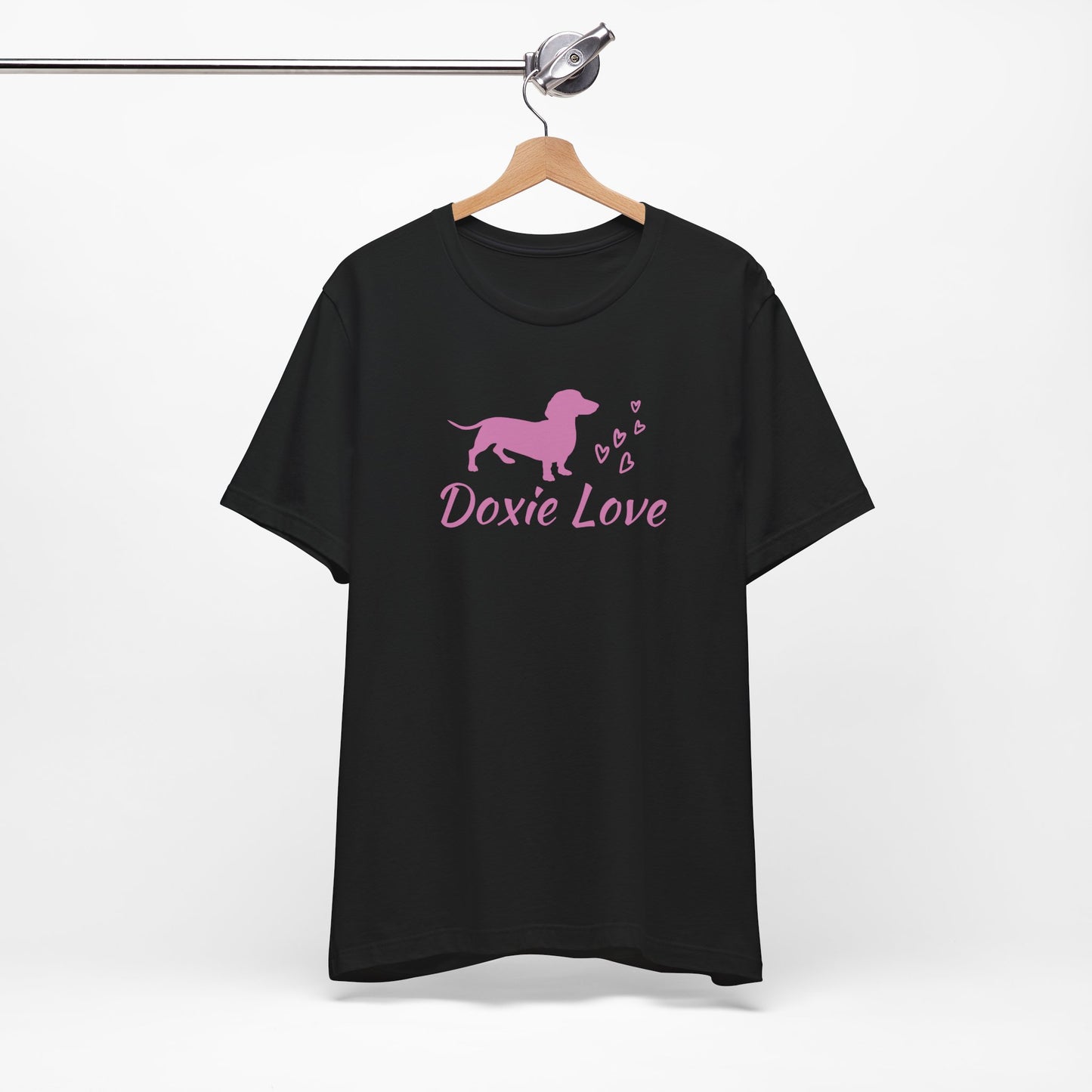 Doxie Love - Pink - Unisex Softstyle T-Shirt