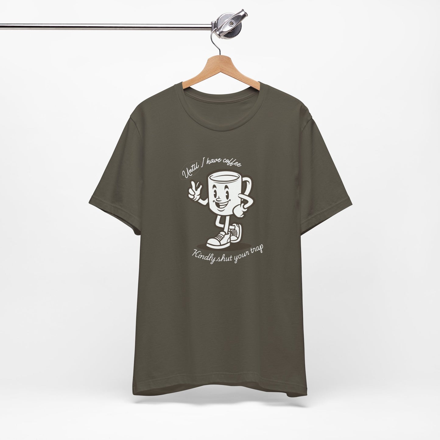 Coffee Shut Your Trap - Unisex Softstyle T-Shirt