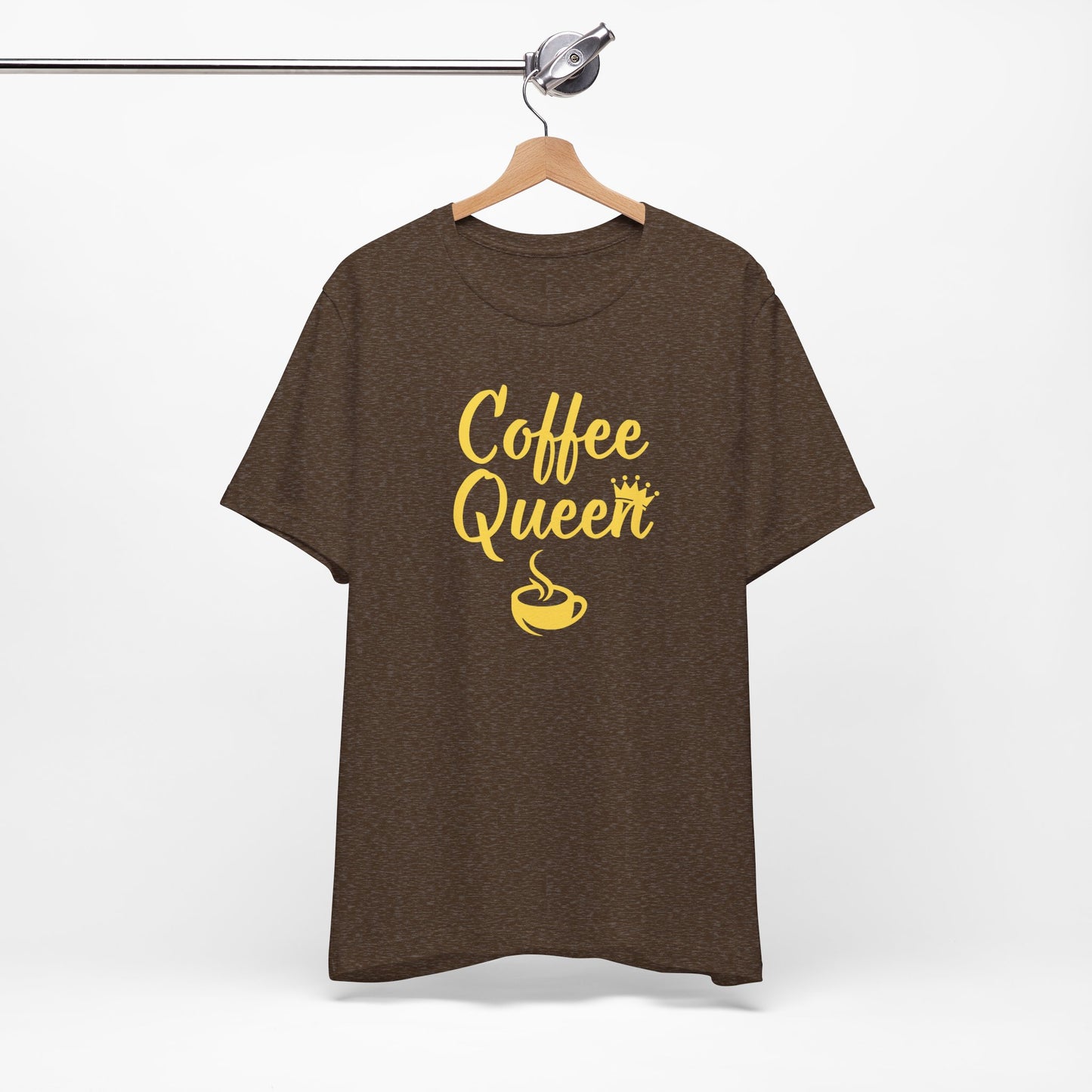 Coffee Queen - Yellow - Unisex Softstyle T-Shirt